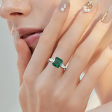 Princess Emerald Ring