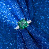 Princess Emerald Ring