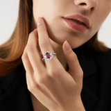 Oval Ruby Ring