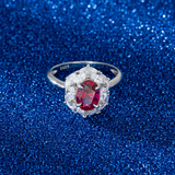 Oval Ruby Ring