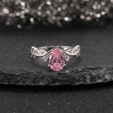 Pink Pearl Crown Ring