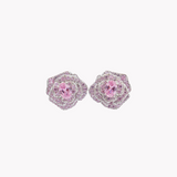 Blooming Rose Diamond Earrings