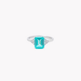 Paraiba Solitaire Ring