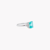 Paraiba Solitaire Ring