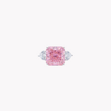 Rose Petals Solitaire Ring